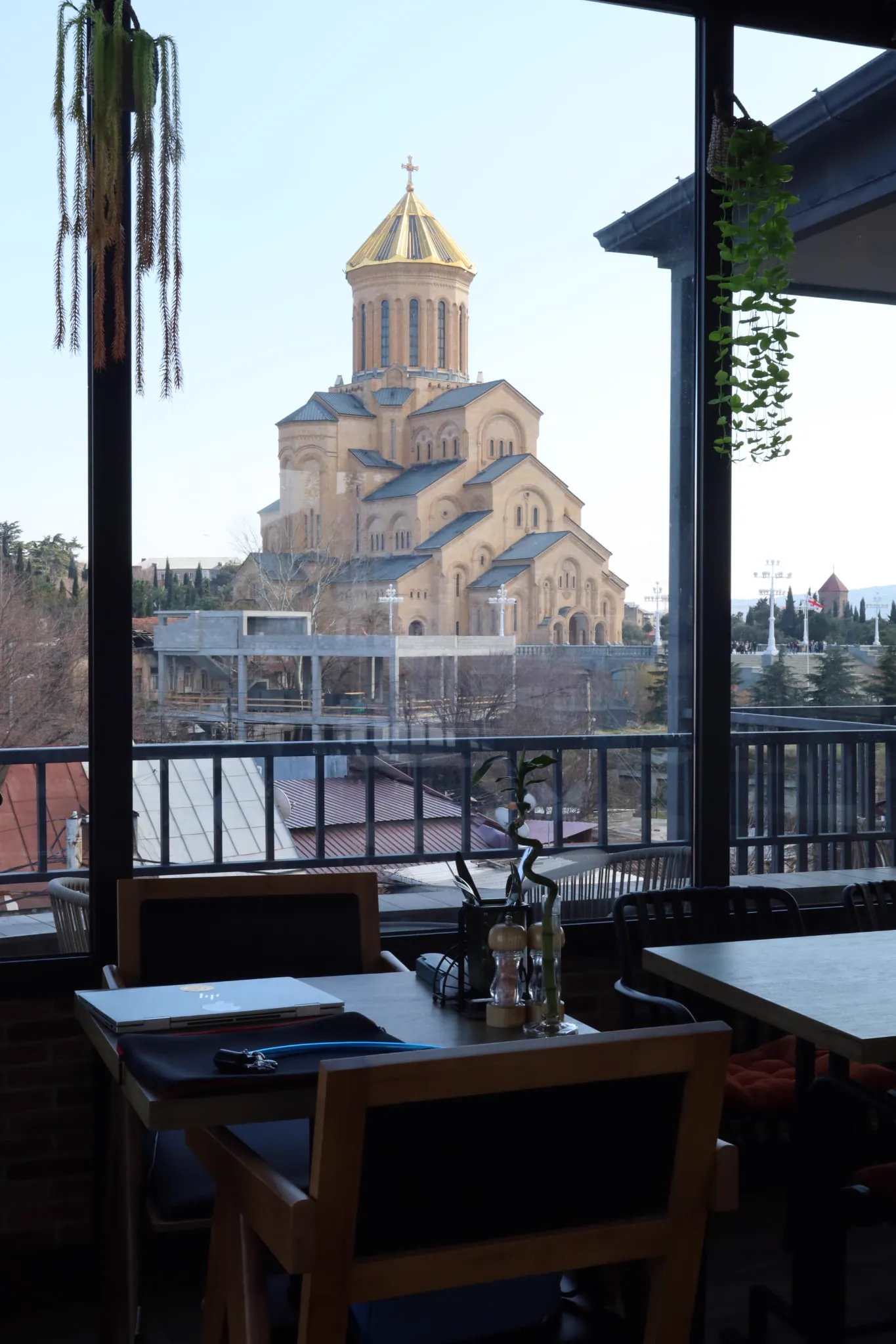 Cathedral view from Livin Cafe