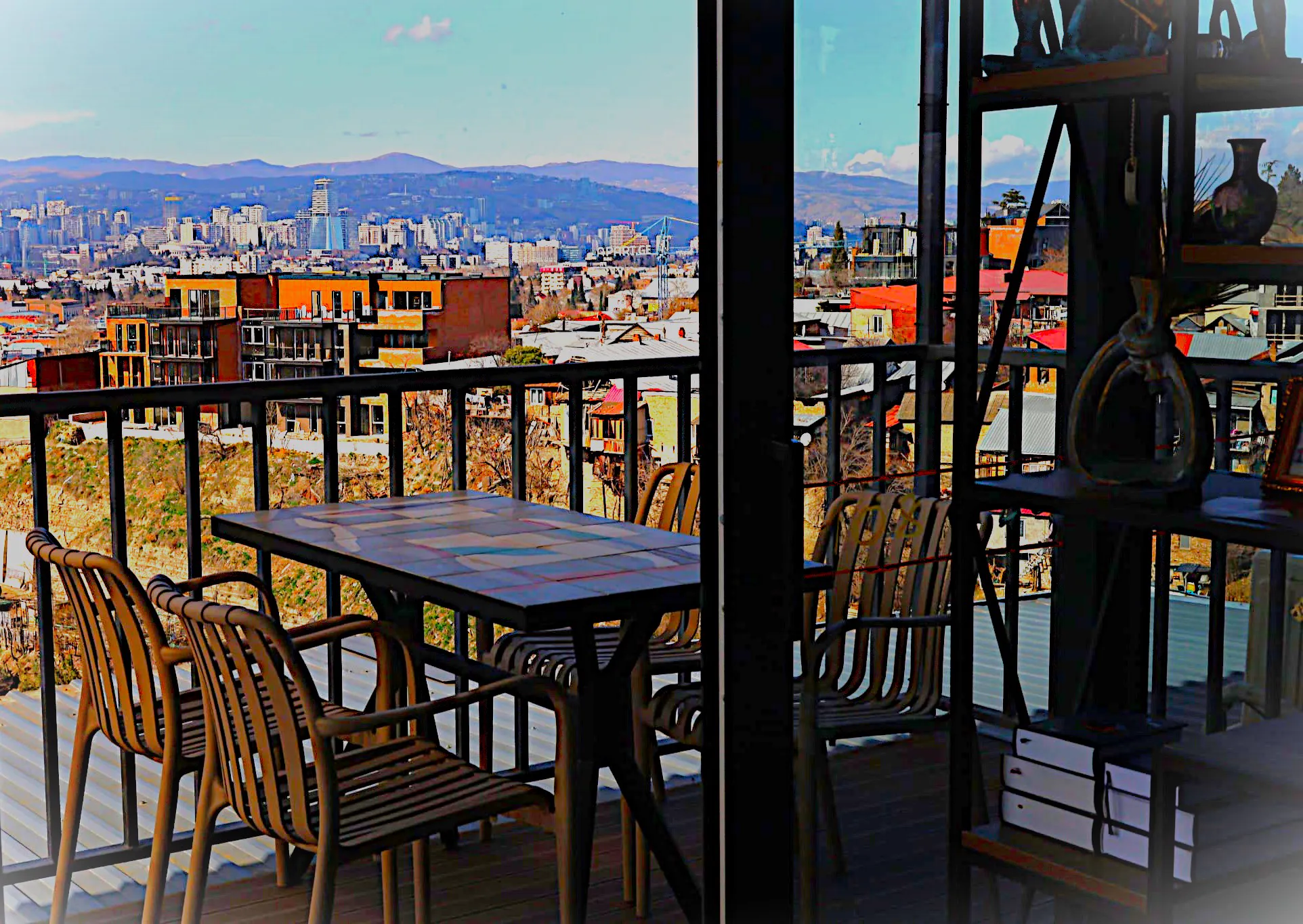 Rooftop view